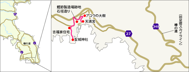 松尾コース地図